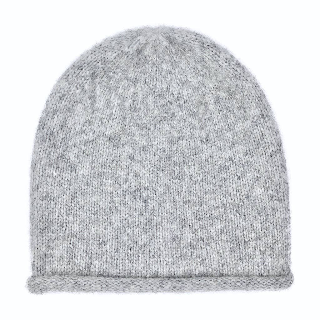 Slate.& Salt - Gray Essential Knit Alpaca Beanie Hat