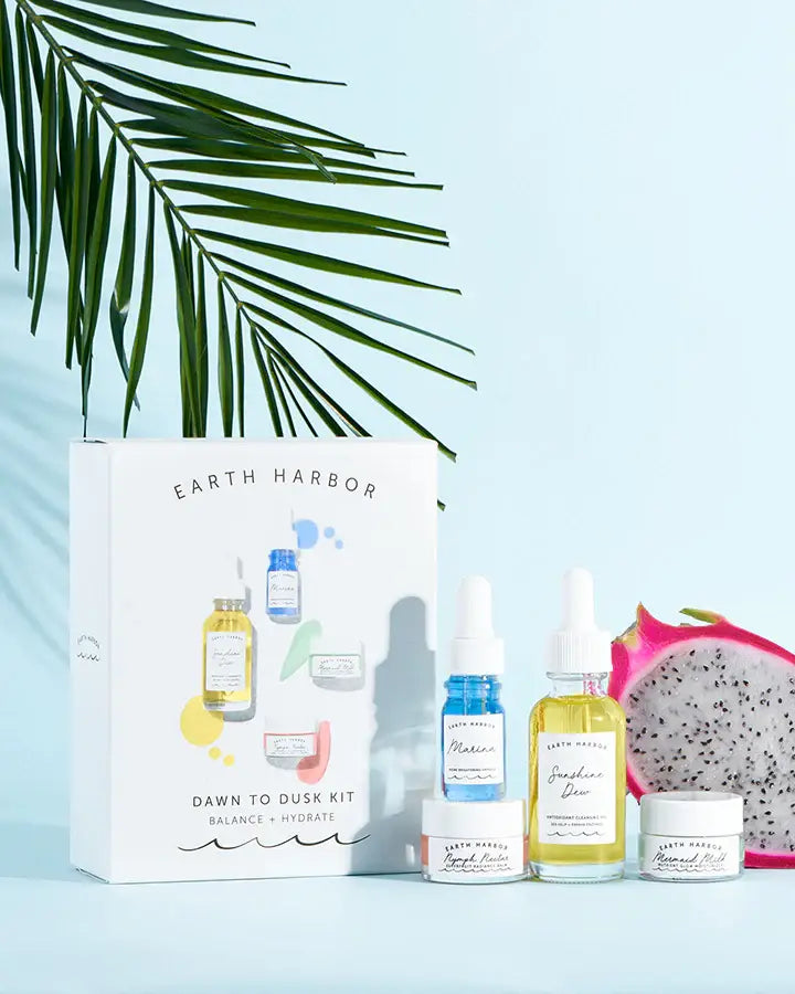 Earth Harbor Naturals - Dawn to Dusk Gift Set: Cleanser + Hydrate + Brightening