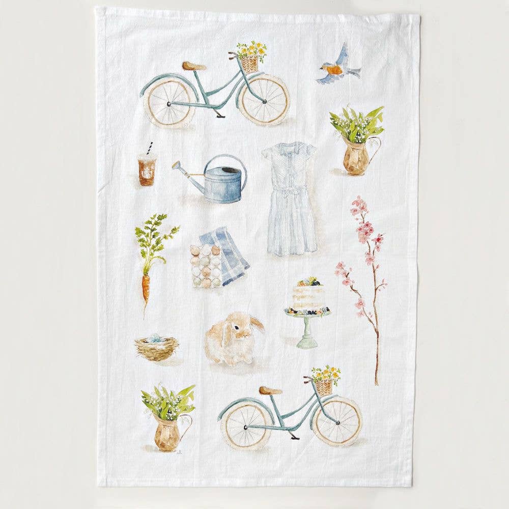 Emily Lex - Springtime tea towel