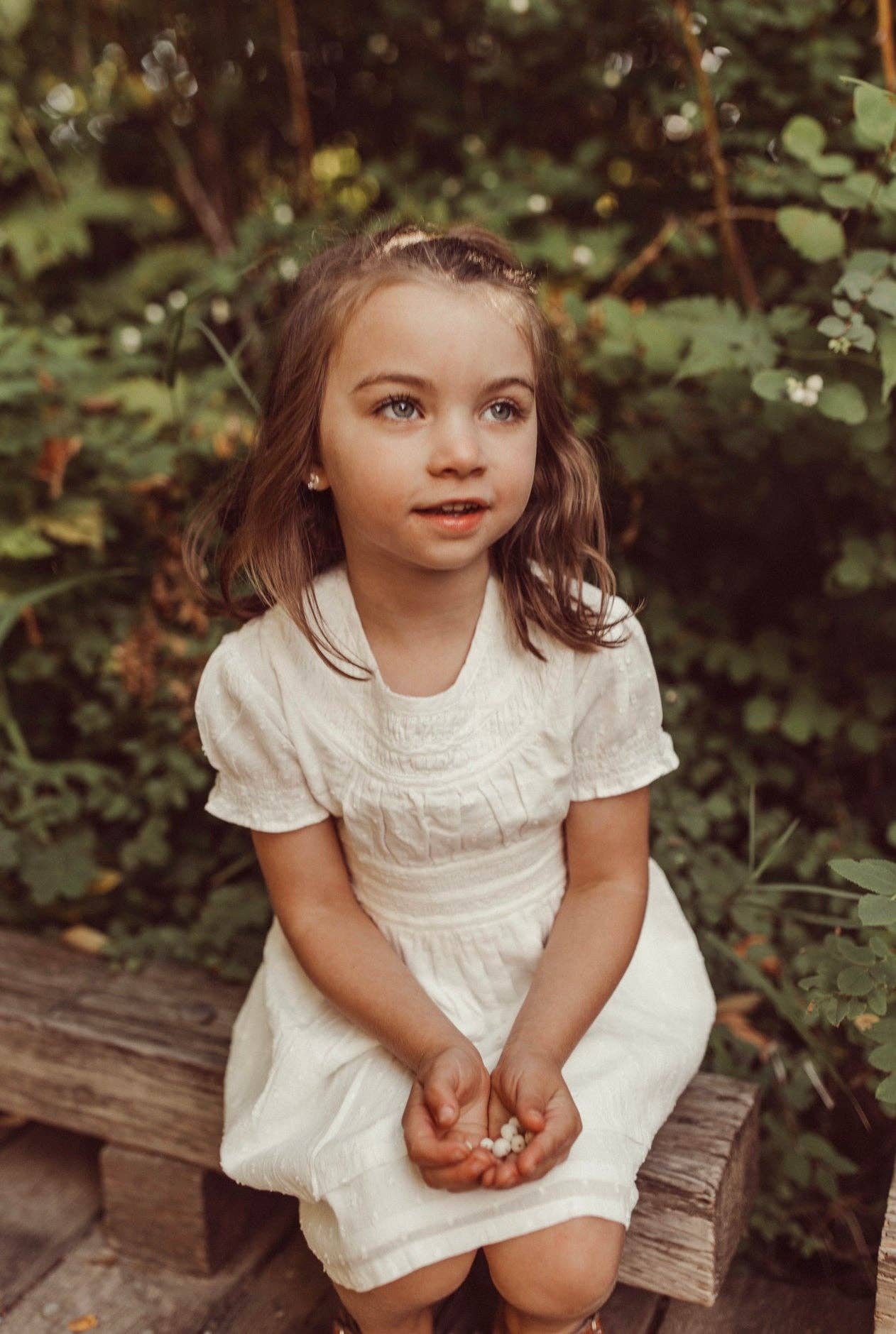 Le Petit Lapin - Willow | Swiss Dot Cotton Dress | Antique Ivory: 18M
