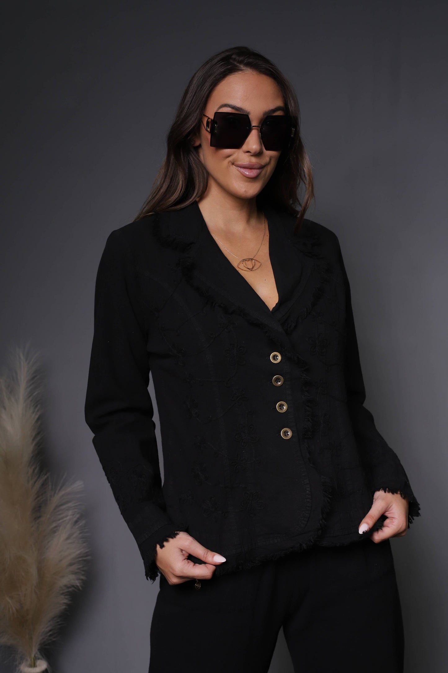 614 Hawaii Jacket: Black / M