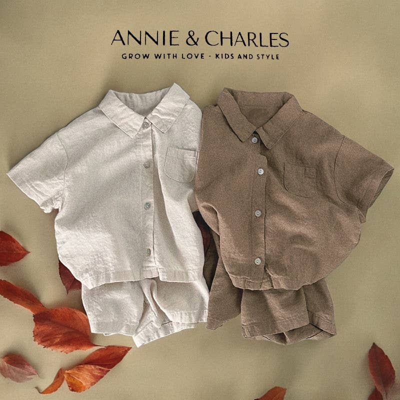 Annie & Charles® - Made in Austria - 100% cotton set KAY: Beige