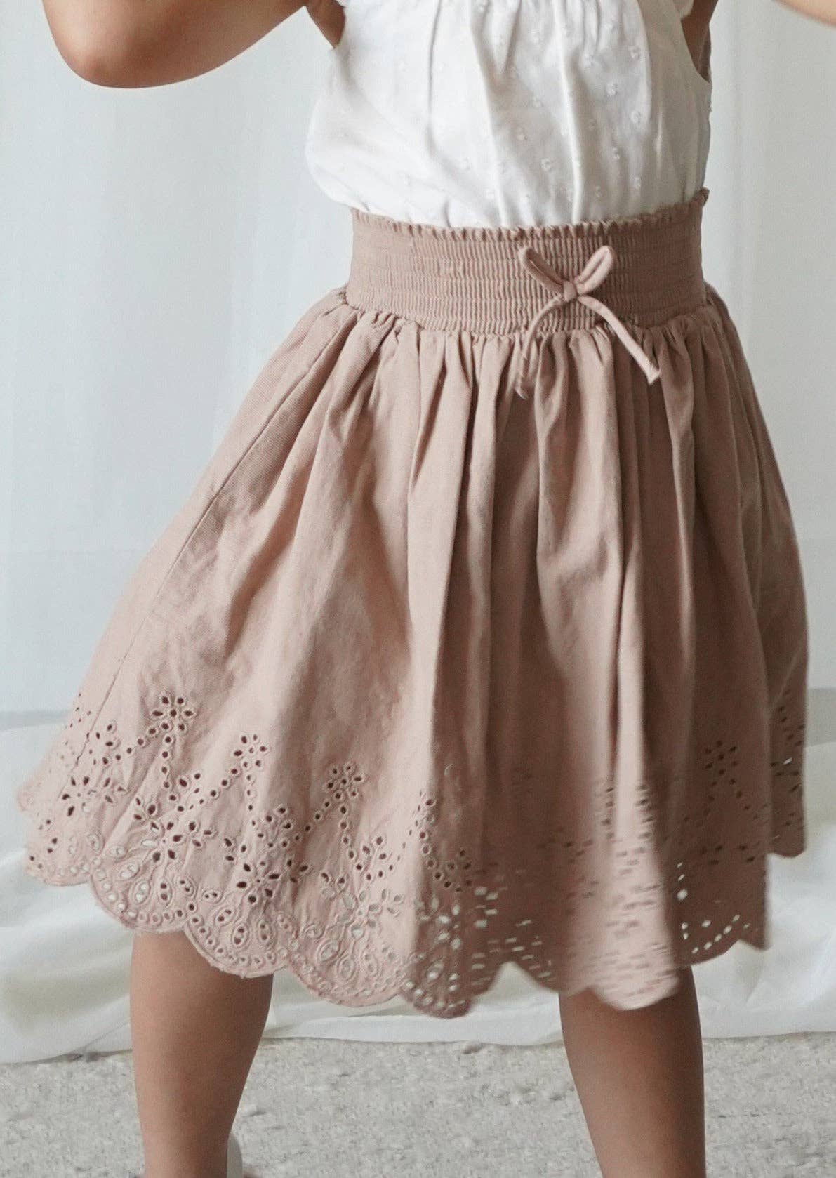 Le Petit Lapin - Noemiè | Anglaise Corduroy Skirt | Monkfruit