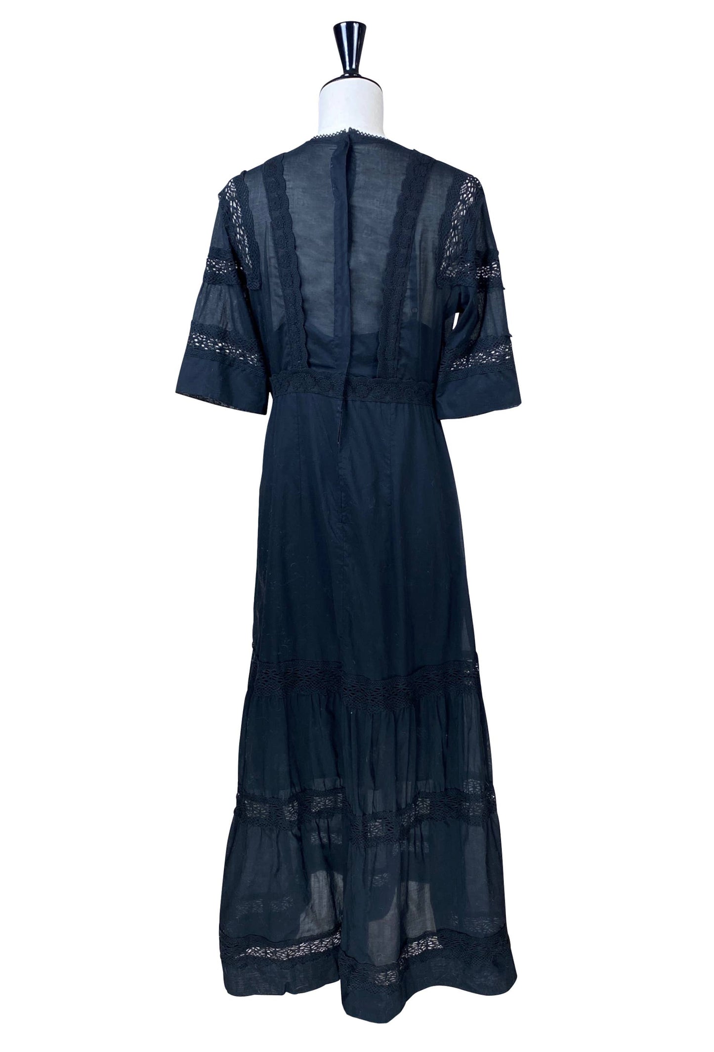 J.Marin Co. The Dorothea Edwardian Dress - Black