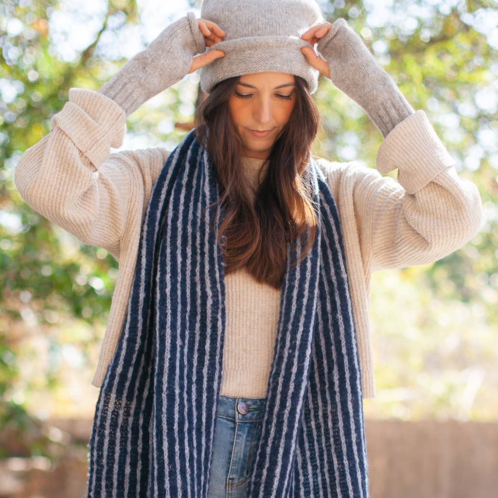 Slate.& Salt - Gray Essential Knit Alpaca Beanie Hat