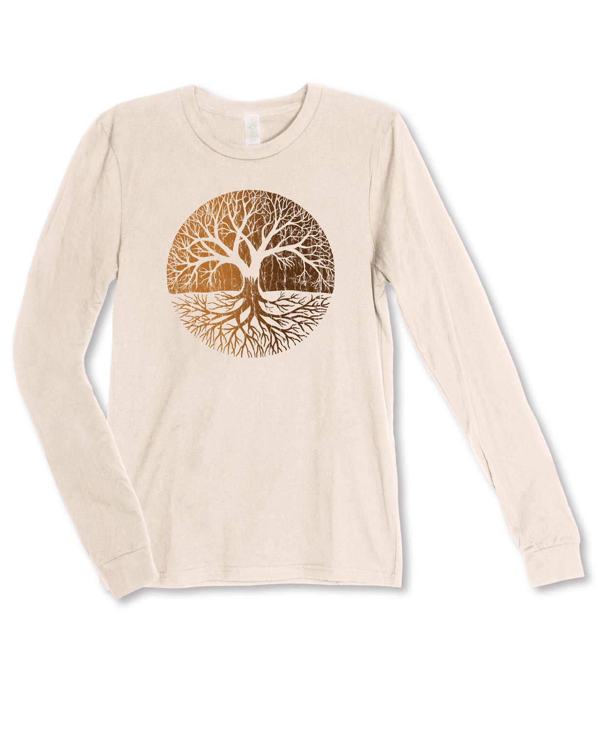 Soul Flower - USA Made - Tree of Life Long Sleeve Organic T-Shirt - Unisex
