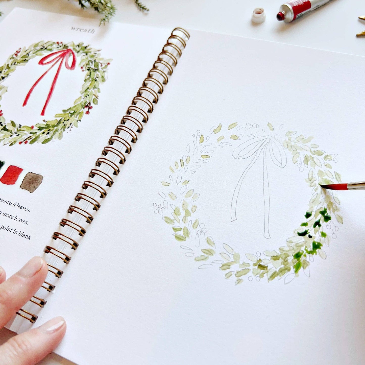 Emily Lex - Christmas watercolor workbook