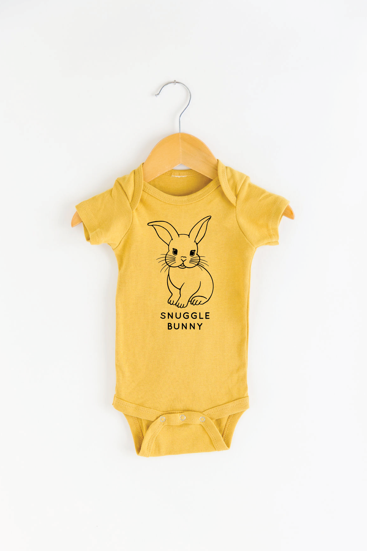 Snuggle Bunny Baby Bodysuit | Onesie | Baby Clothing | Summer Gift: 6-12M ONESIE / CREAM