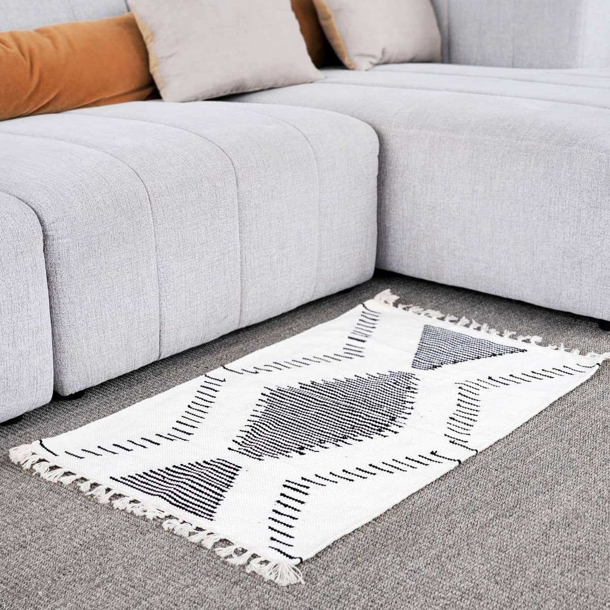 Upcycled Kilim Handwoven Rug l Kalo Floor Mat