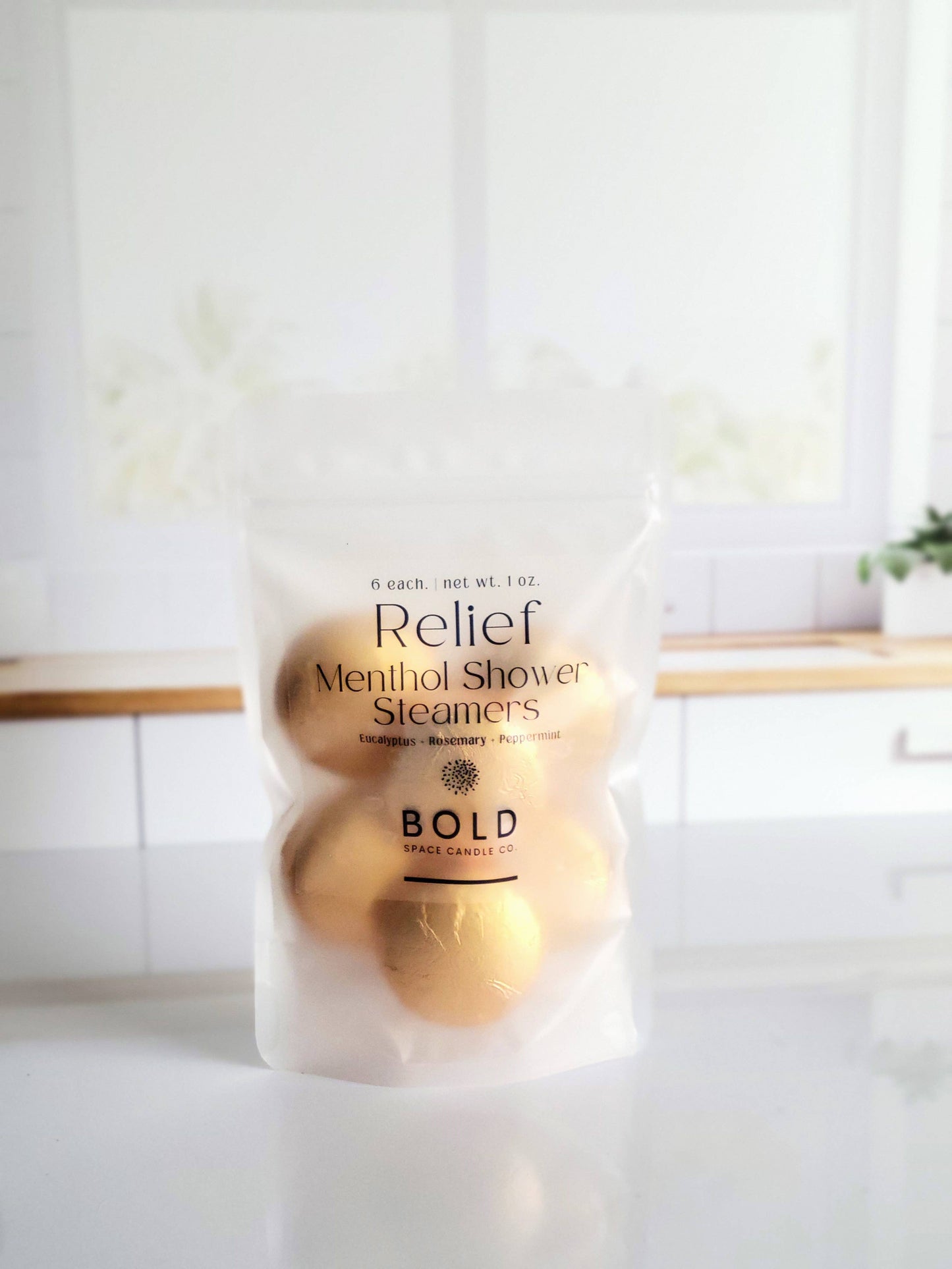 Bold Space Candle Co. USA - Relief - Eucalyptus & Rosemary Menthol Shower Steamers