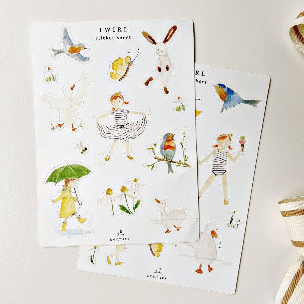 Emily Lex - Twirl Sticker Sheets