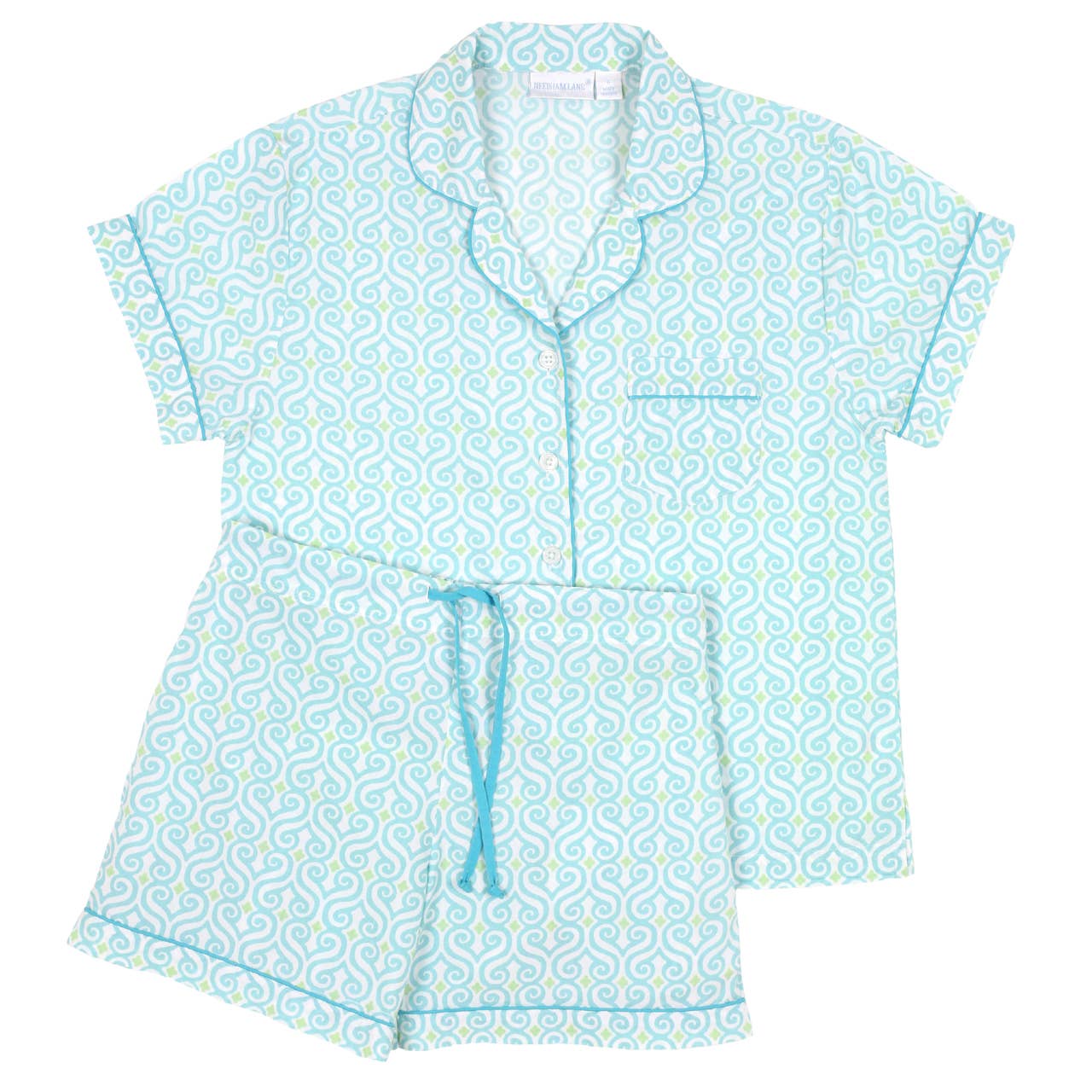 Fairfield Short Sleeve Shorty Pajamas: M