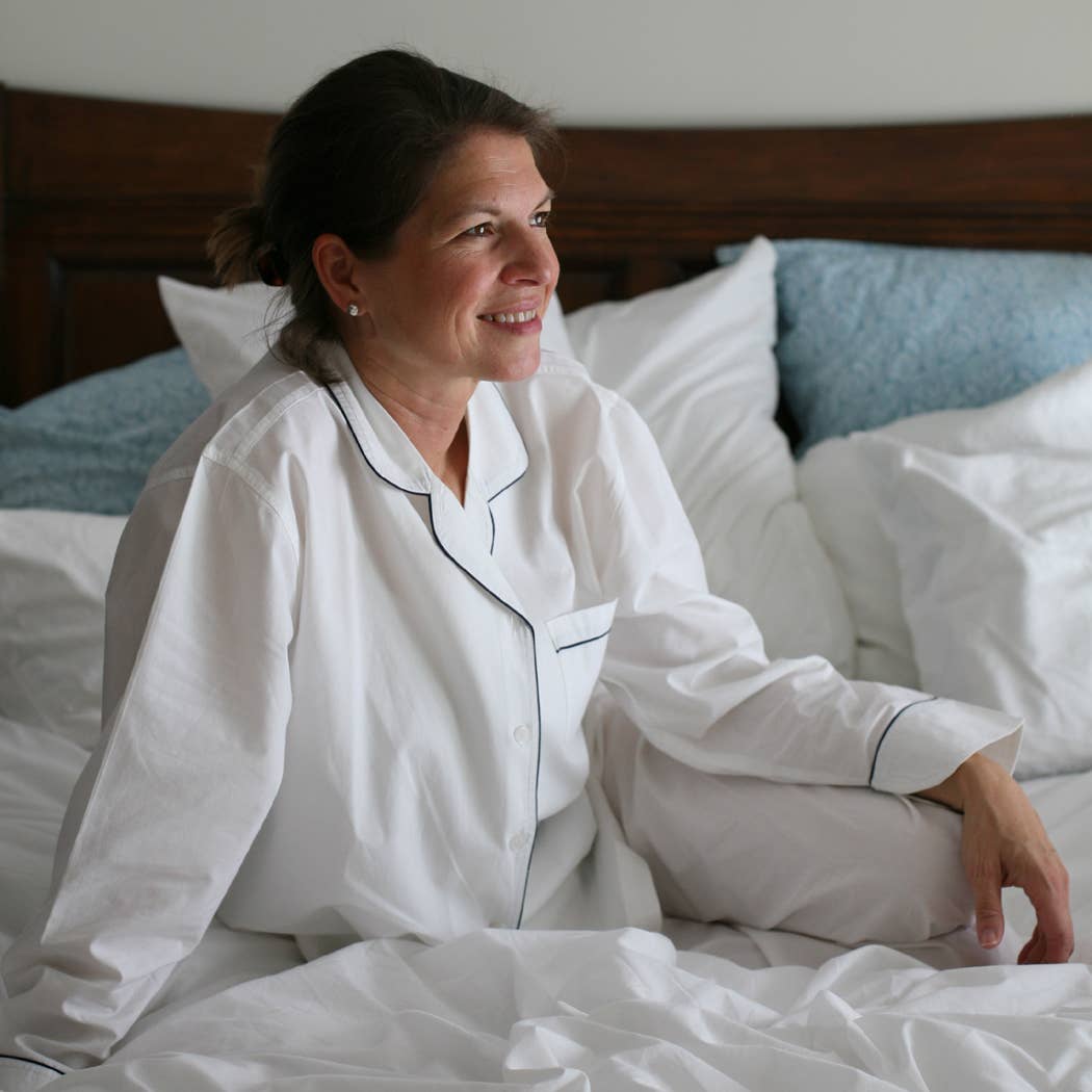 Needham Lane - Logan Navy Long Sleeve Pajama