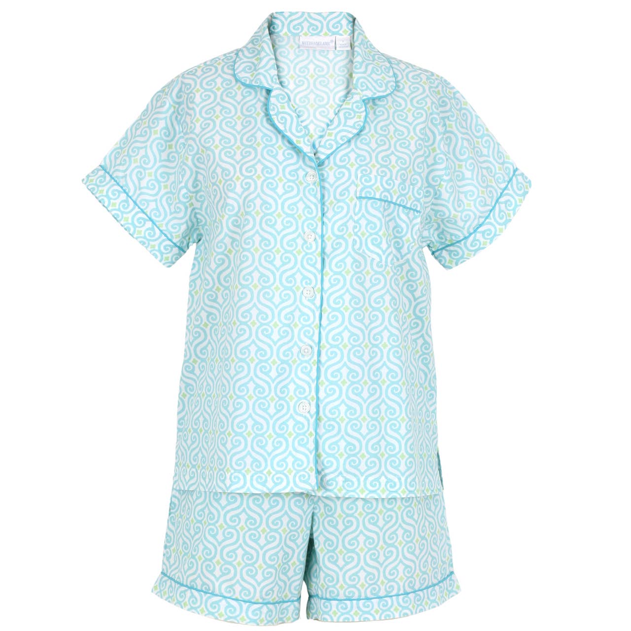 Fairfield Short Sleeve Shorty Pajamas: M