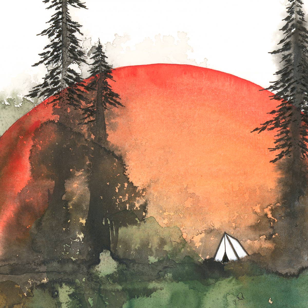 Melissa Moss Art - Asheville based artist - Sun-kissed - Art Print