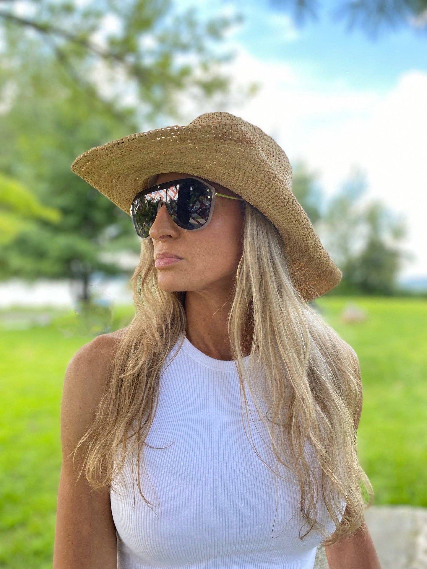The Mesa - Raffia Fedora Hat