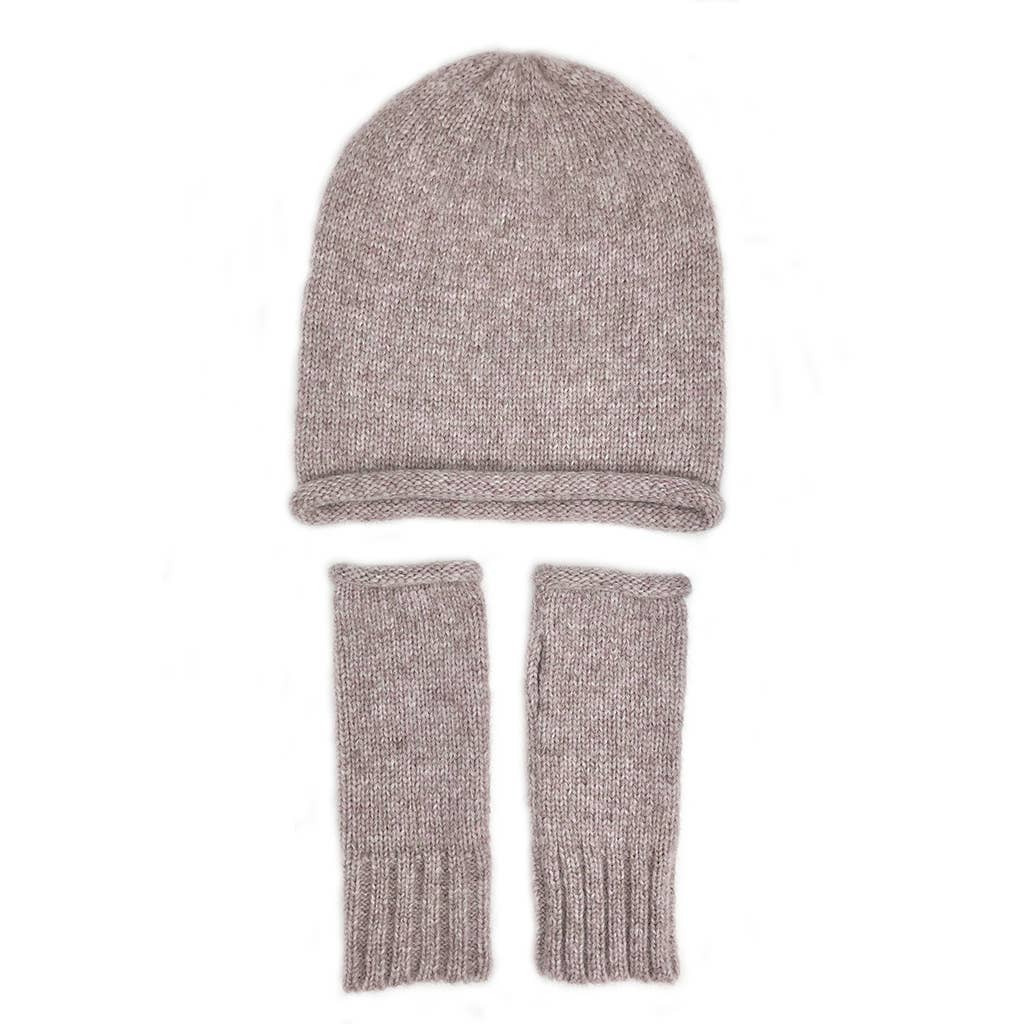 Slate & Salt - Blush Essential Knit Alpaca Beanie Hat