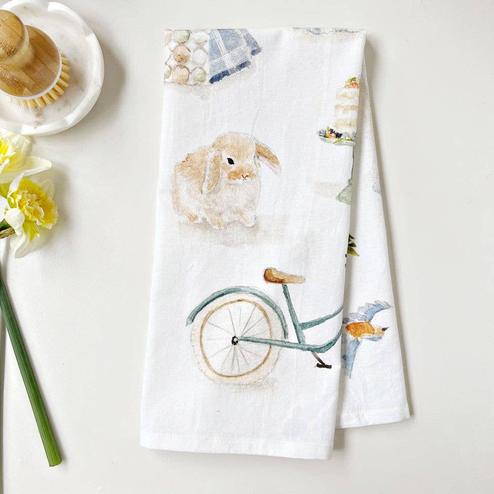 Emily Lex - Springtime tea towel