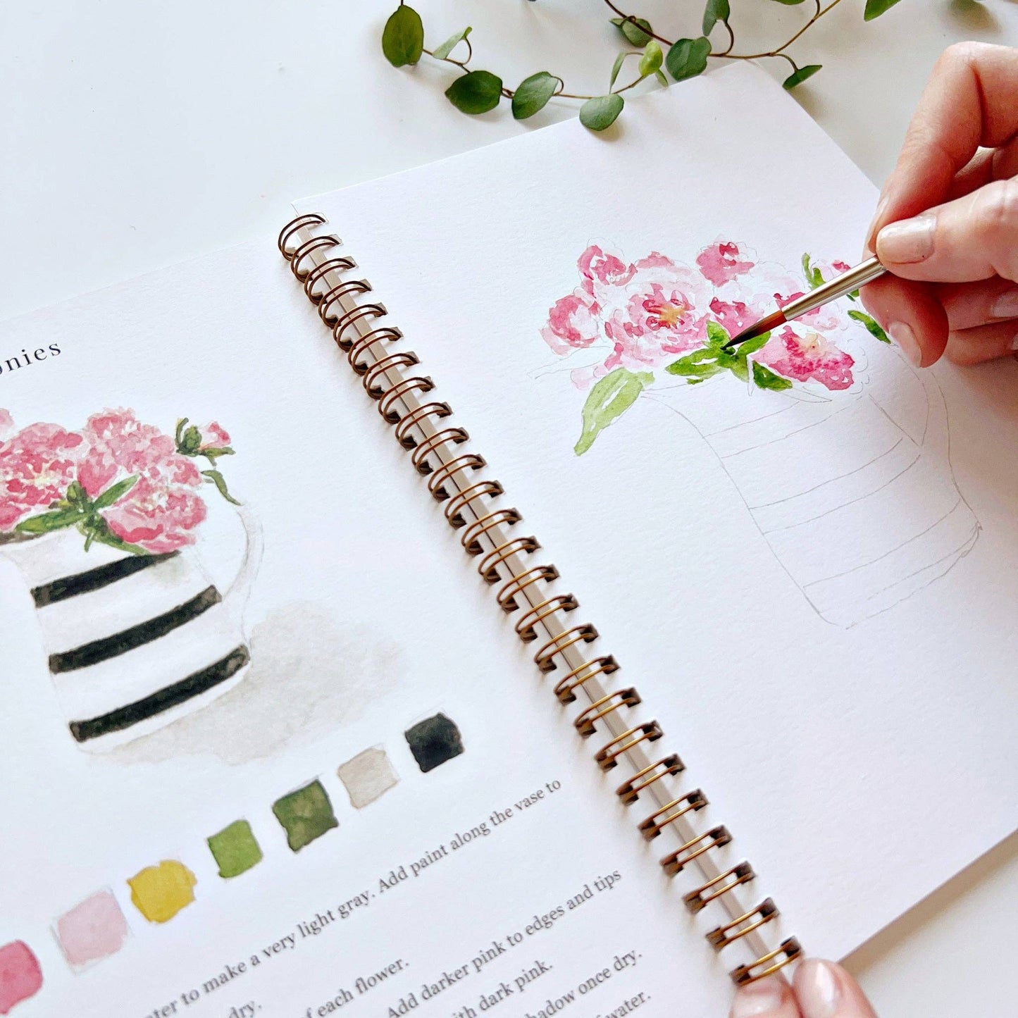 Emily Lex - Watercolor Workbook - Bouquets