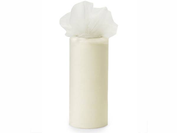Value Color Tulle Packaging Ribbon: 1 Pack / 6"x100 yards / Mountain Mist