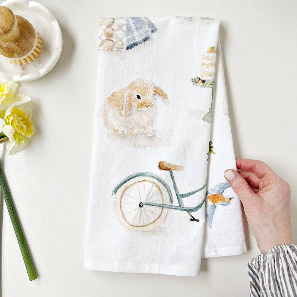 Emily Lex - Springtime tea towel