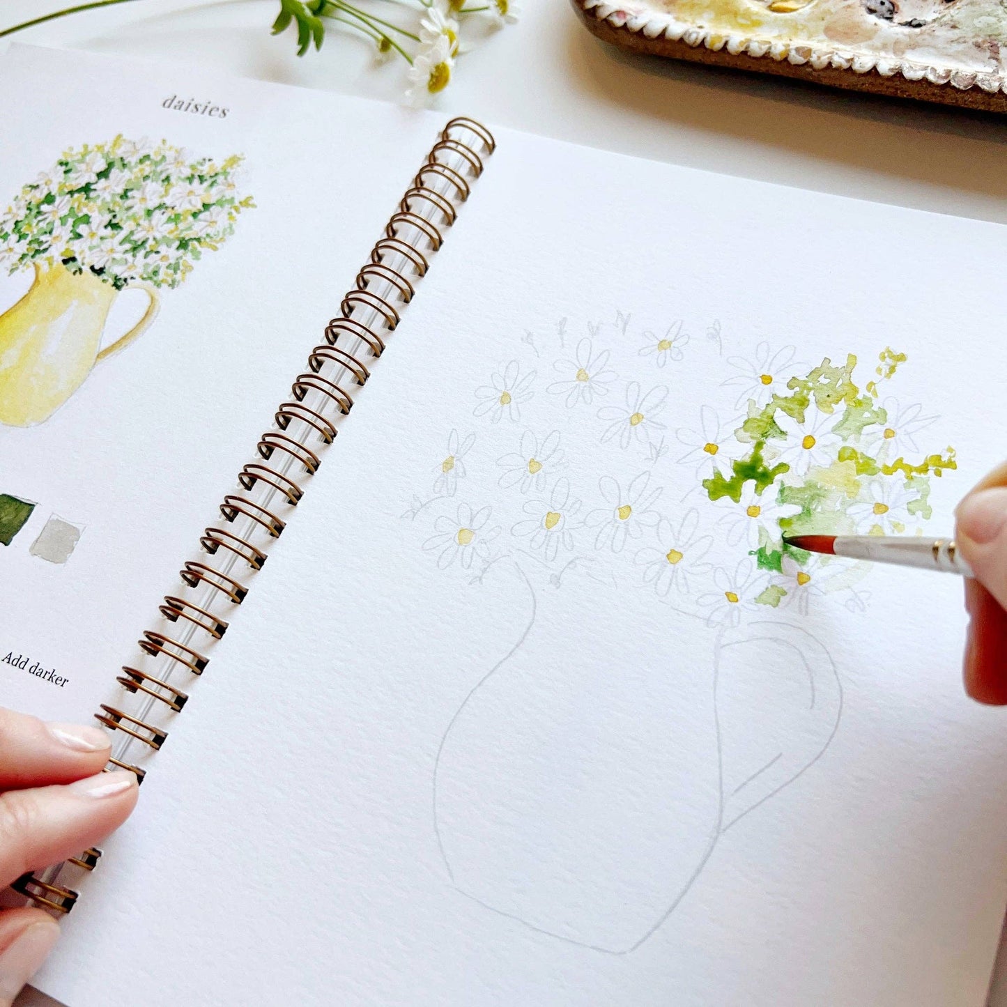 Emily Lex - Watercolor Workbook- Flowers