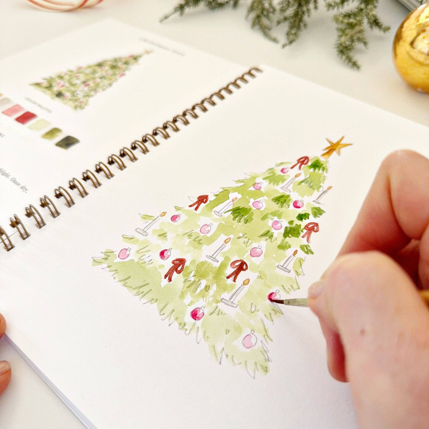 Emily Lex - Nutcracker watercolor workbook