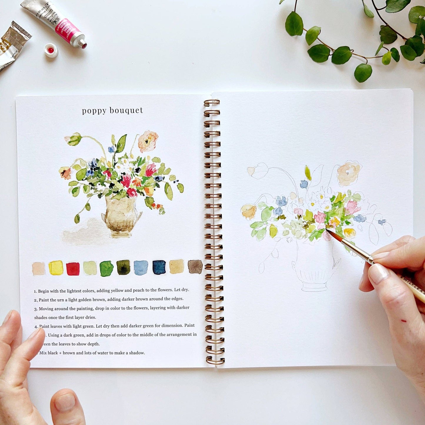 Emily Lex - Watercolor Workbook - Bouquets