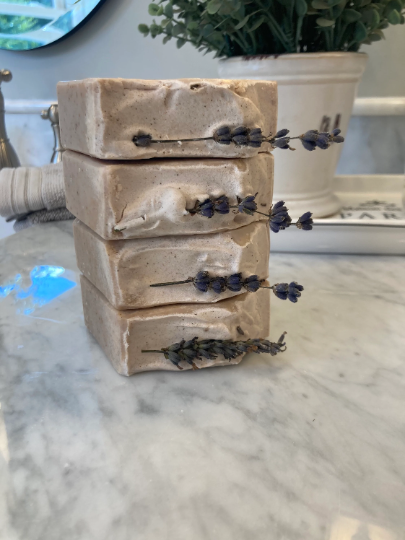 Bare Natural Soap Co - USA Made - French Lavender Natural Soap Bar | Shea Butter Soap