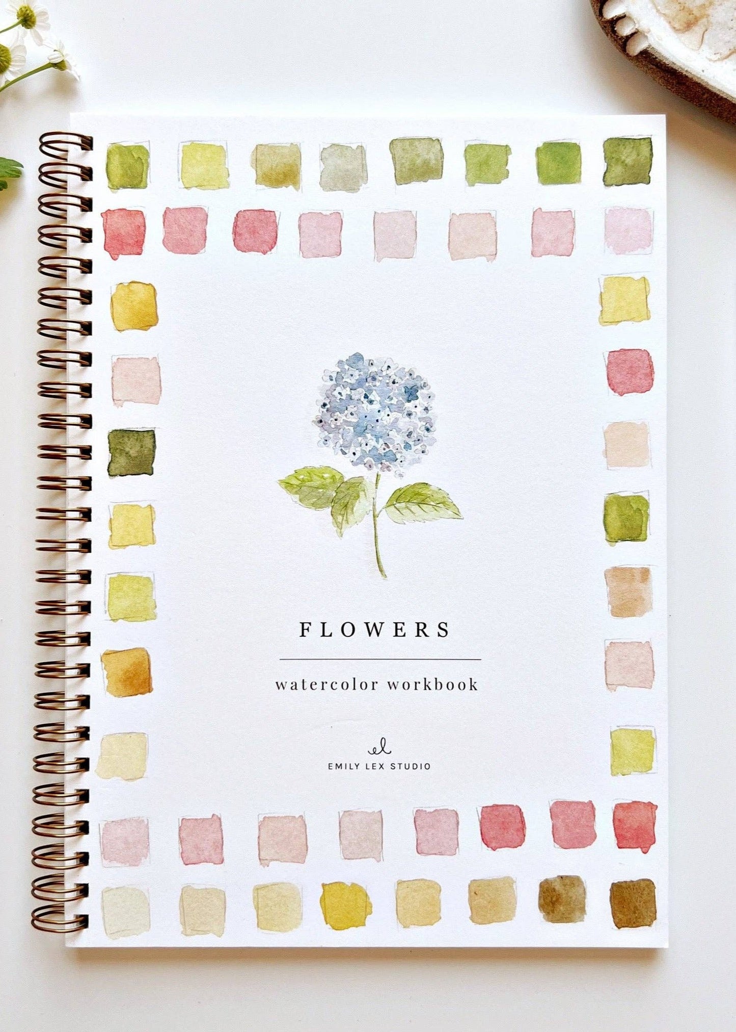 Emily Lex - Watercolor Workbook- Flowers