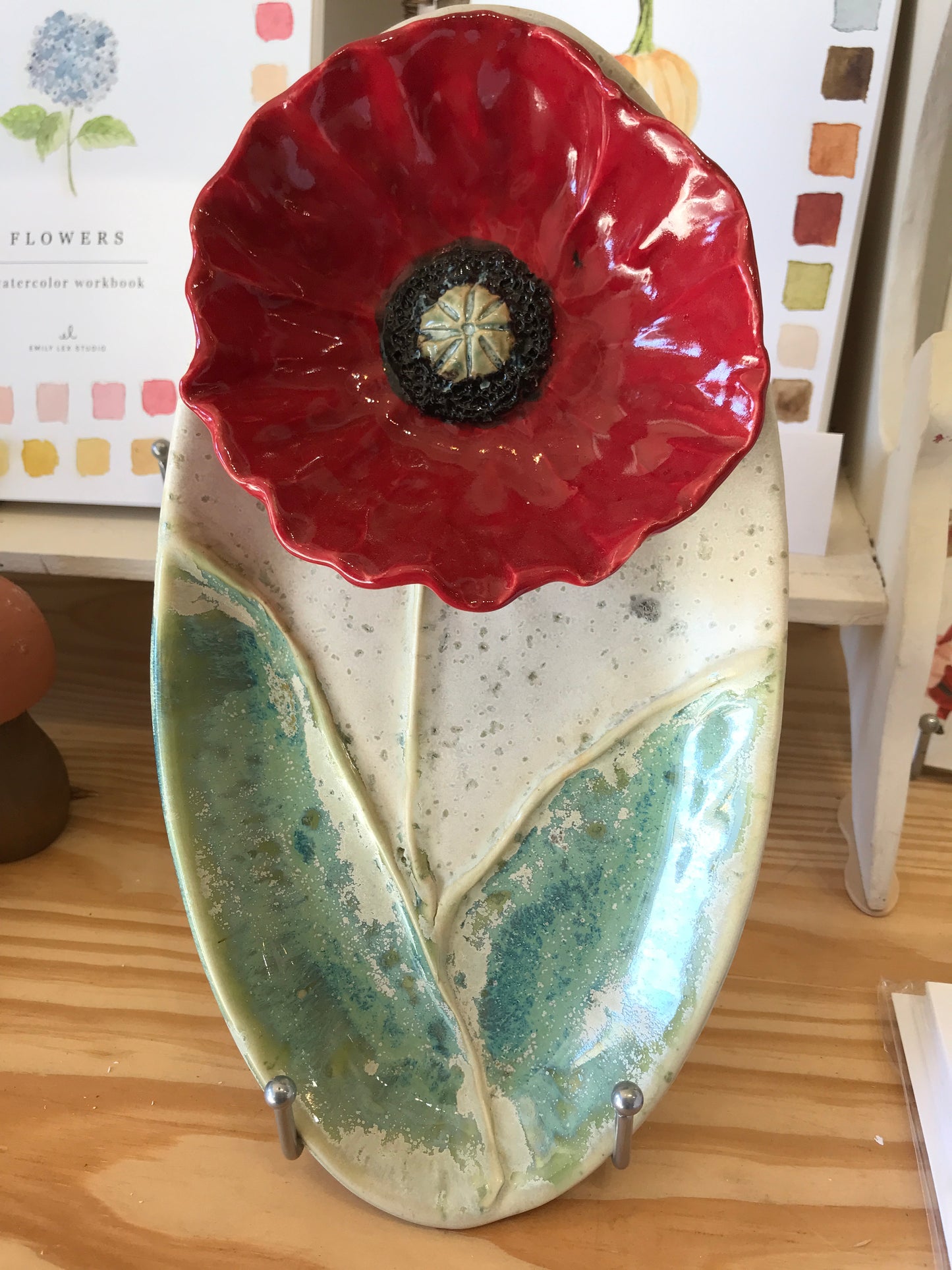 Poppy Serving Plate by Maylin Travers