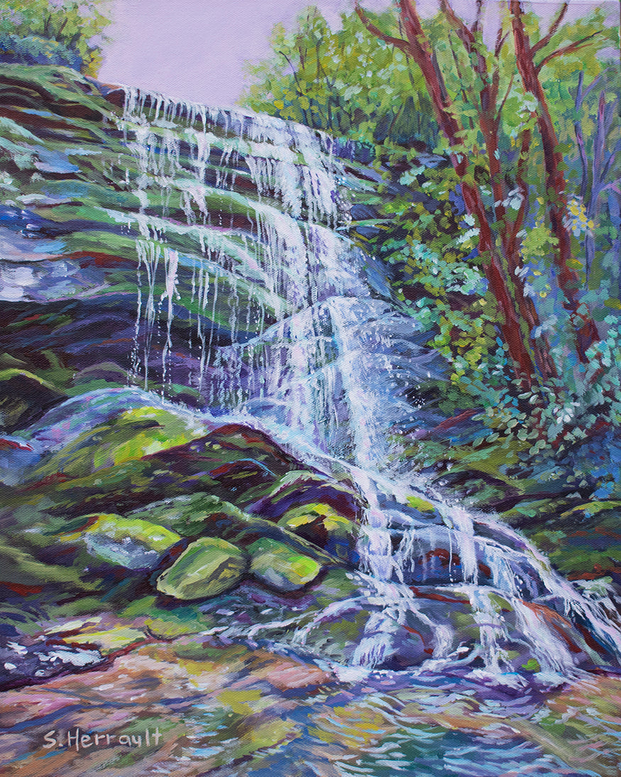 Worth The Hike - Original Acrylic Painting
