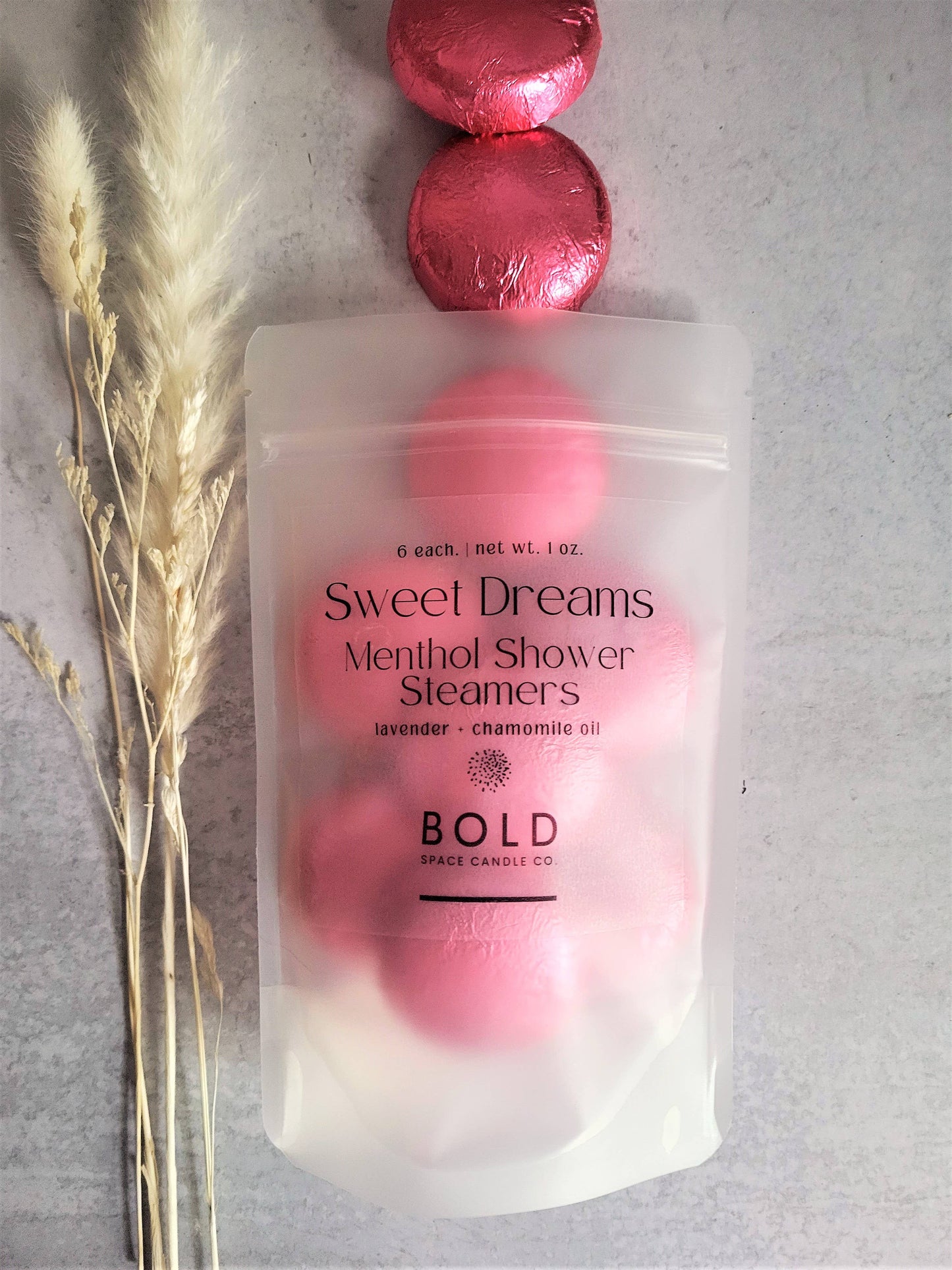 Bold Space - Sweet Dreams - Chamomile + Lavender -Menthol Shower Steamers
