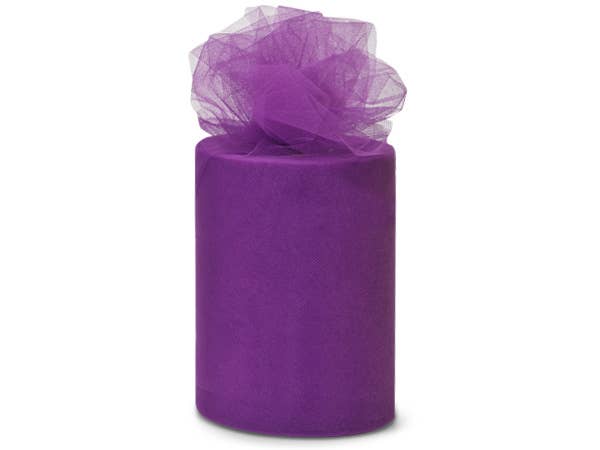 Value Color Tulle Packaging Ribbon: 1 Pack / 6"x100 yards / Mountain Mist