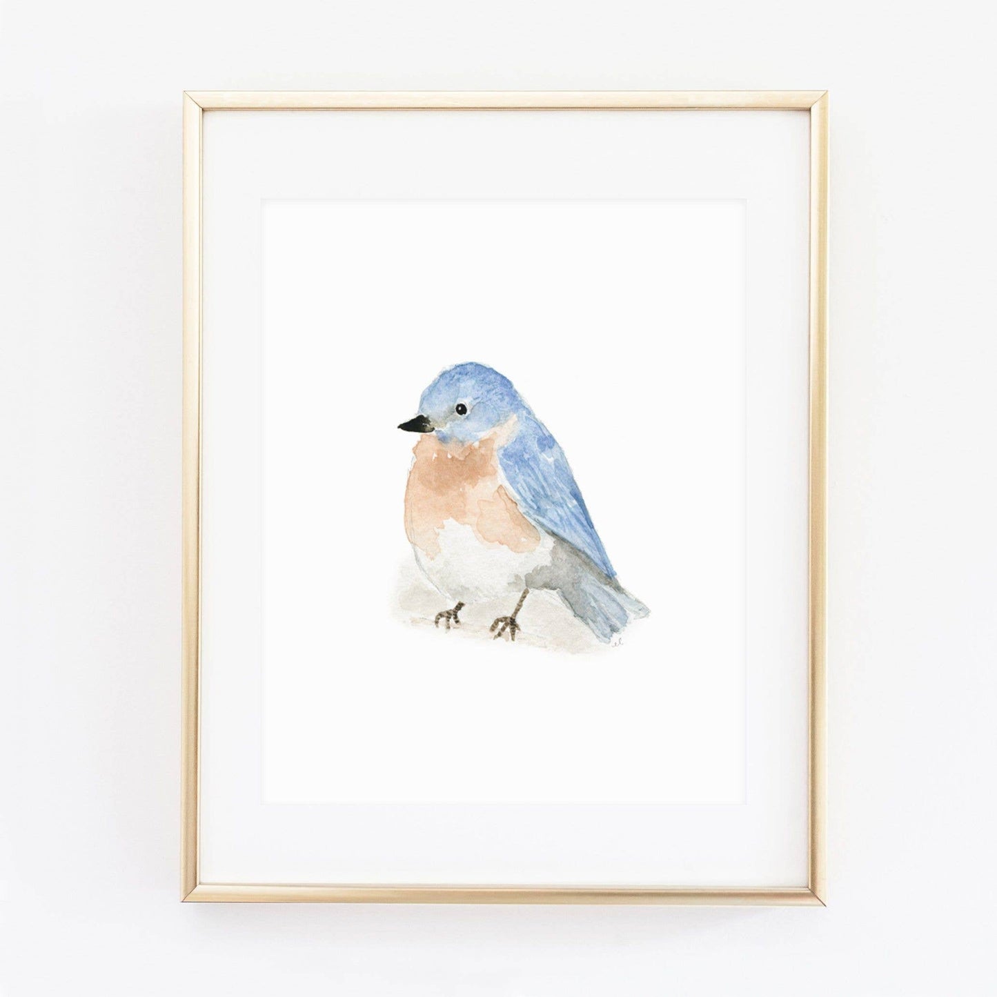 Bluebird art print
