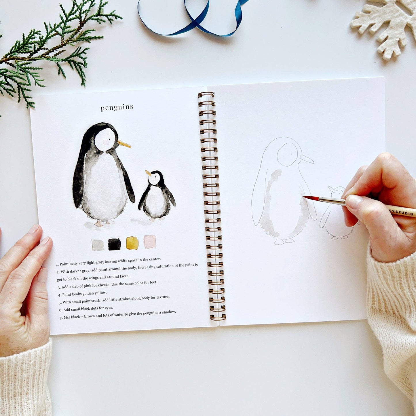 Emily Lex - Watercolor Workbook - Winter