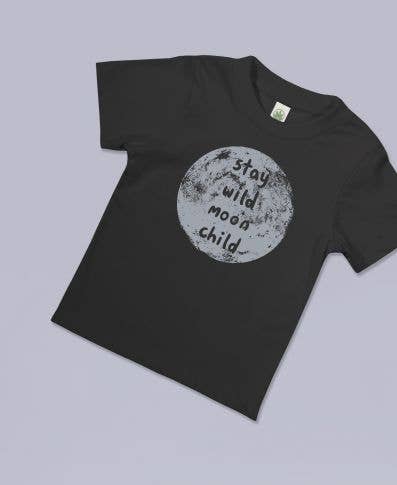 Stay Wild Moon Child Kids Organic Cotton T-Shirt - Made in the USA