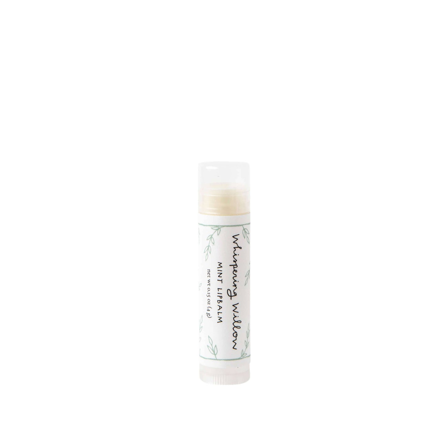 Whispering Willow - USA Made - Mint Natural Beeswax Lip Balm