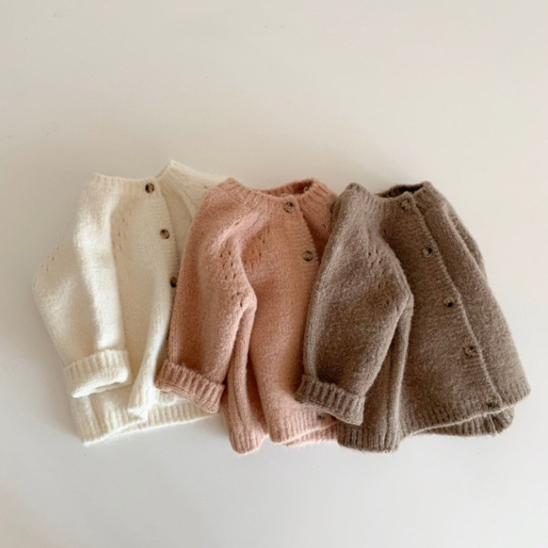 Annie & Charles® - Made in Austria - Knitted wool jacket: Rose