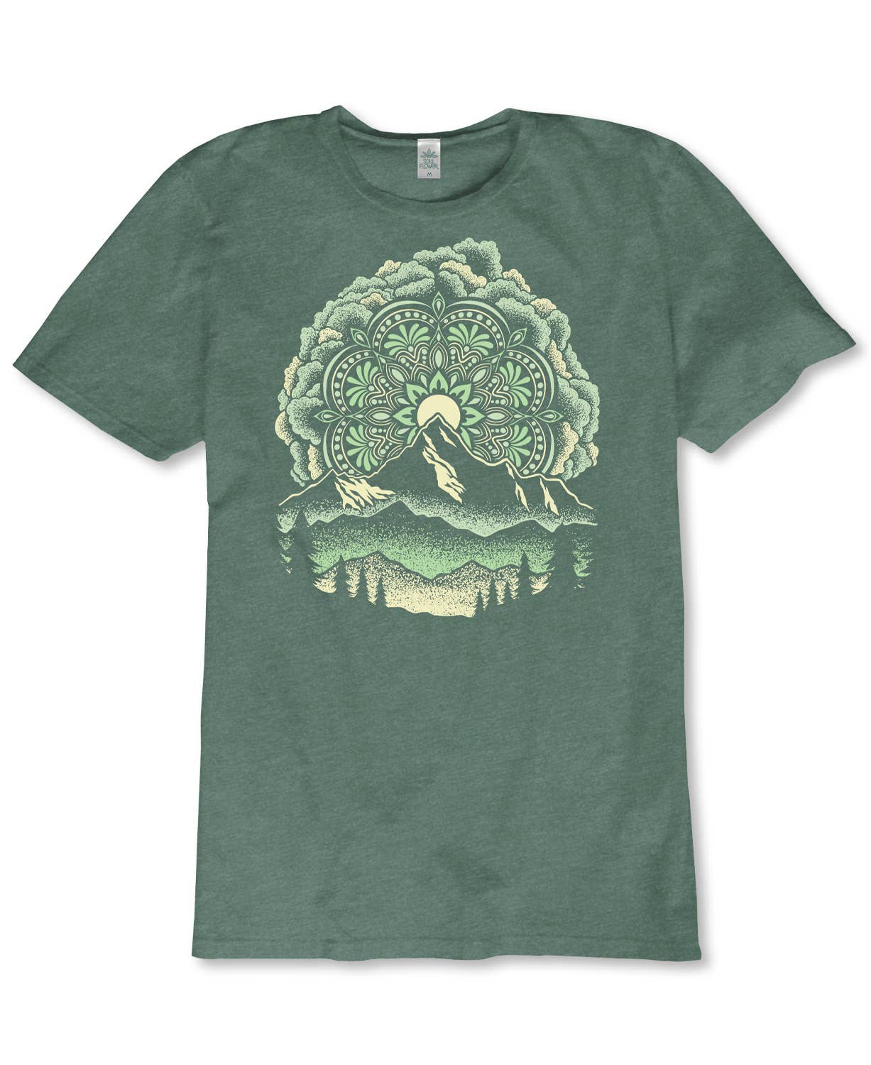 Soul Flower - Summit Solstice Mandala Recycled T-Shirt - Unisex