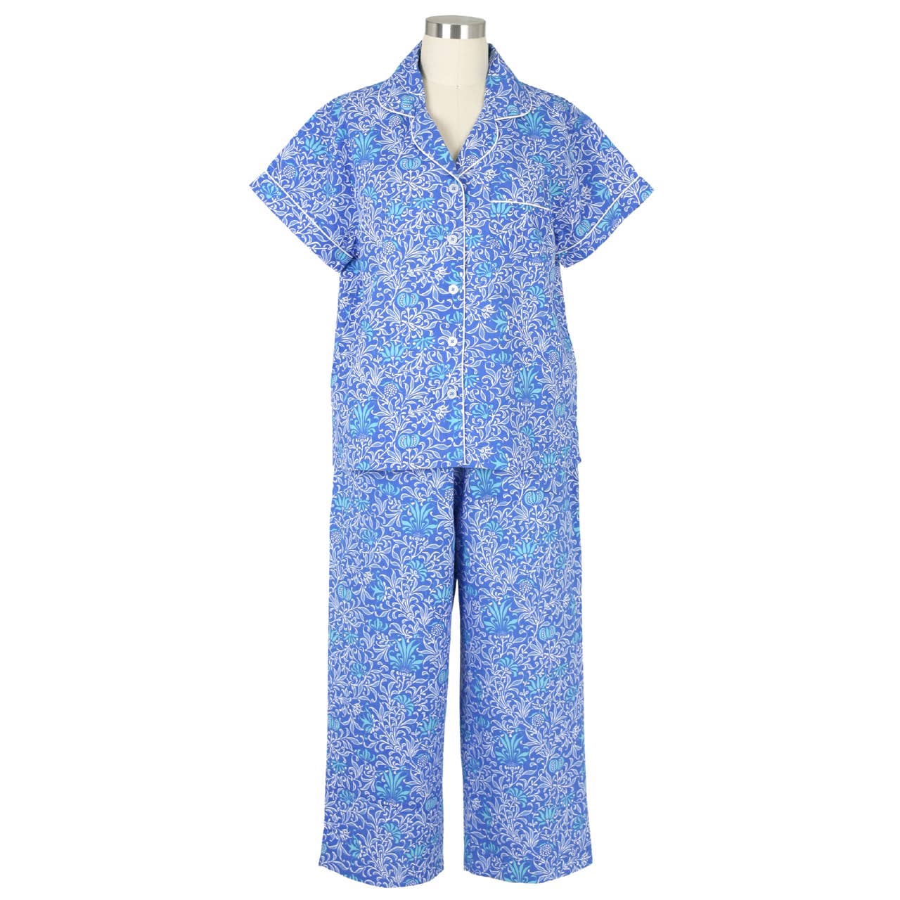 Needham Lane - 100% Organic Cotton - Gigi Short Sleeve Capri Pajamas