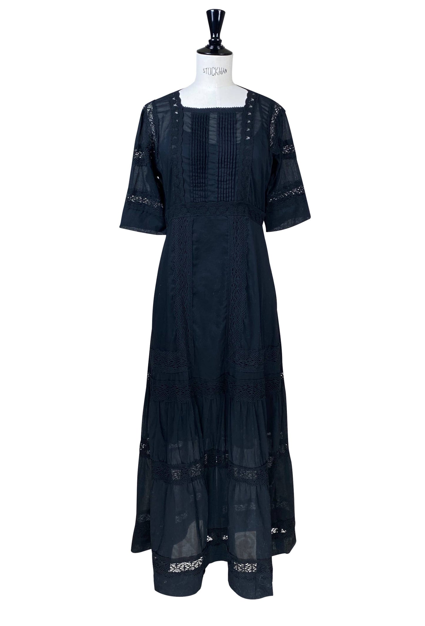J.Marin Co. The Dorothea Edwardian Dress - Black