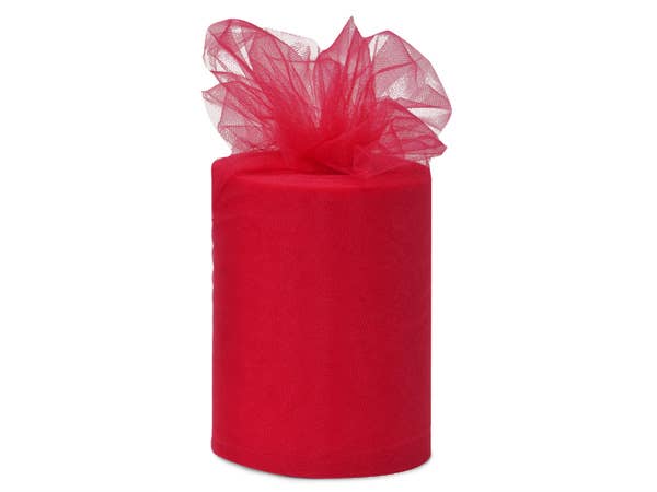 Value Color Tulle Packaging Ribbon: 1 Pack / 6"x100 yards / Mountain Mist
