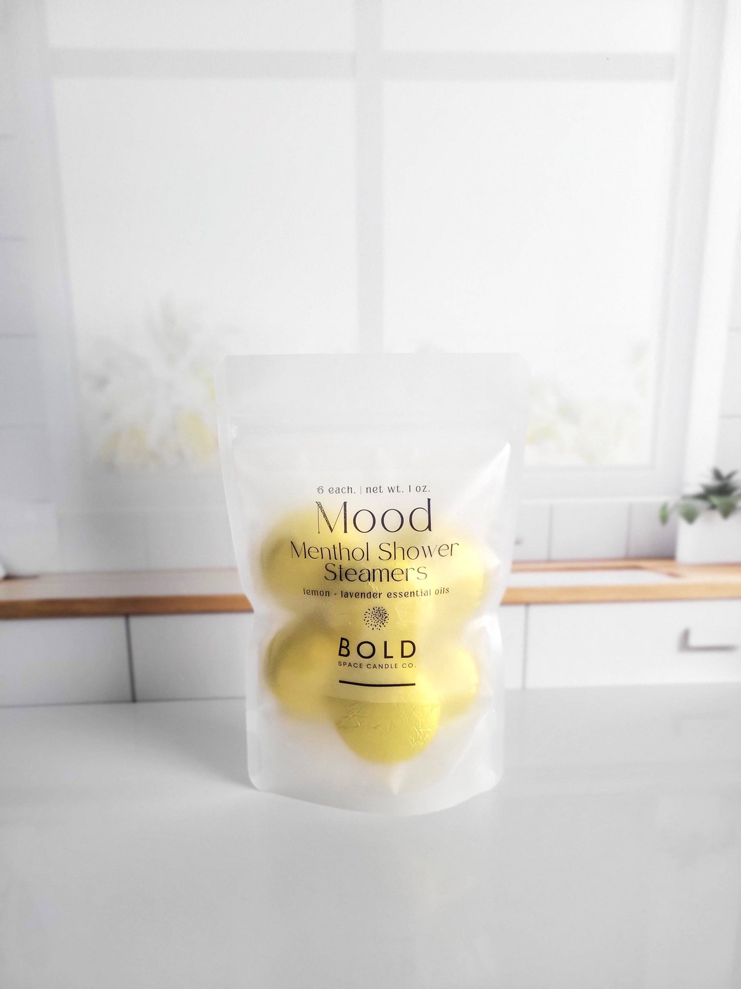 Bold Space - Mood - Lemon + Lavender Menthol Shower Steamers
