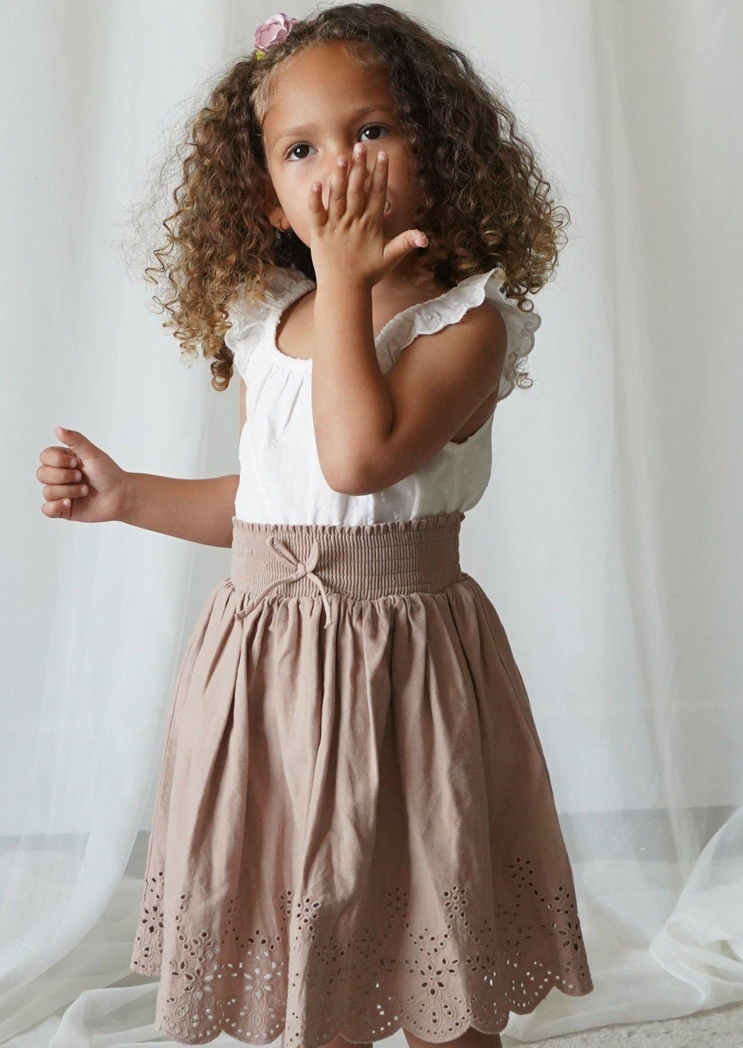 Le Petit Lapin - Noemiè | Anglaise Corduroy Skirt | Monkfruit