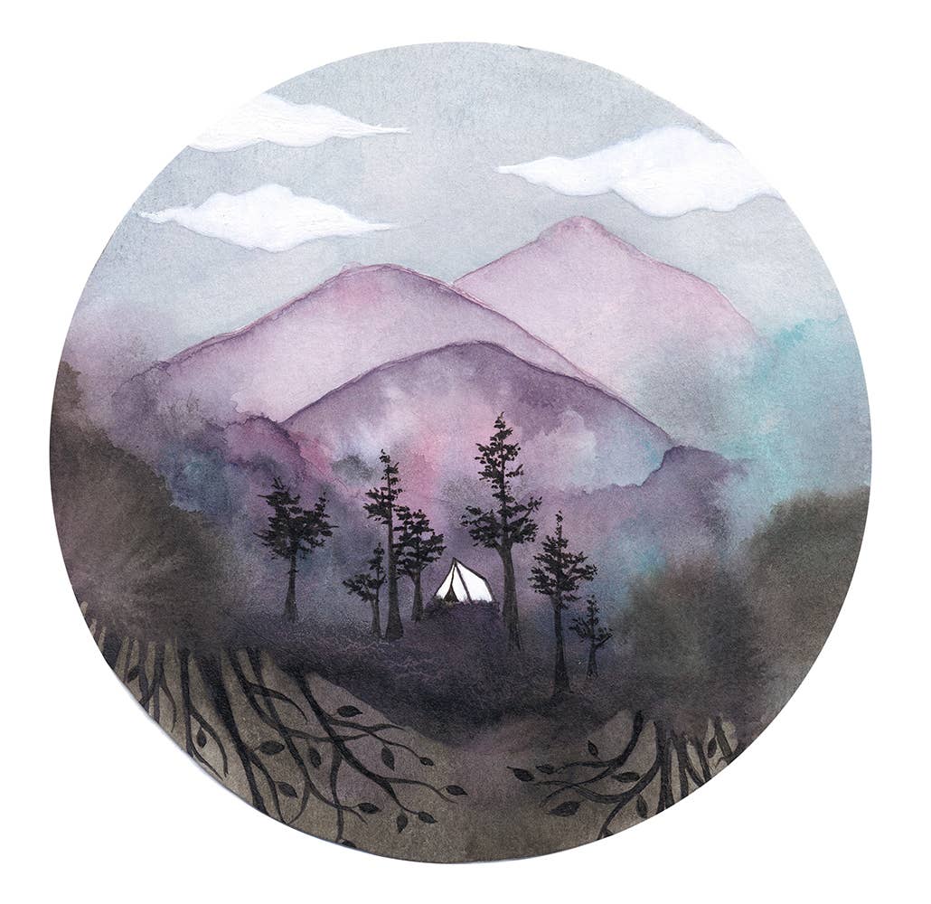 Melissa Moss Art - Asheville based artist - The Sound Of Silence - Art Print