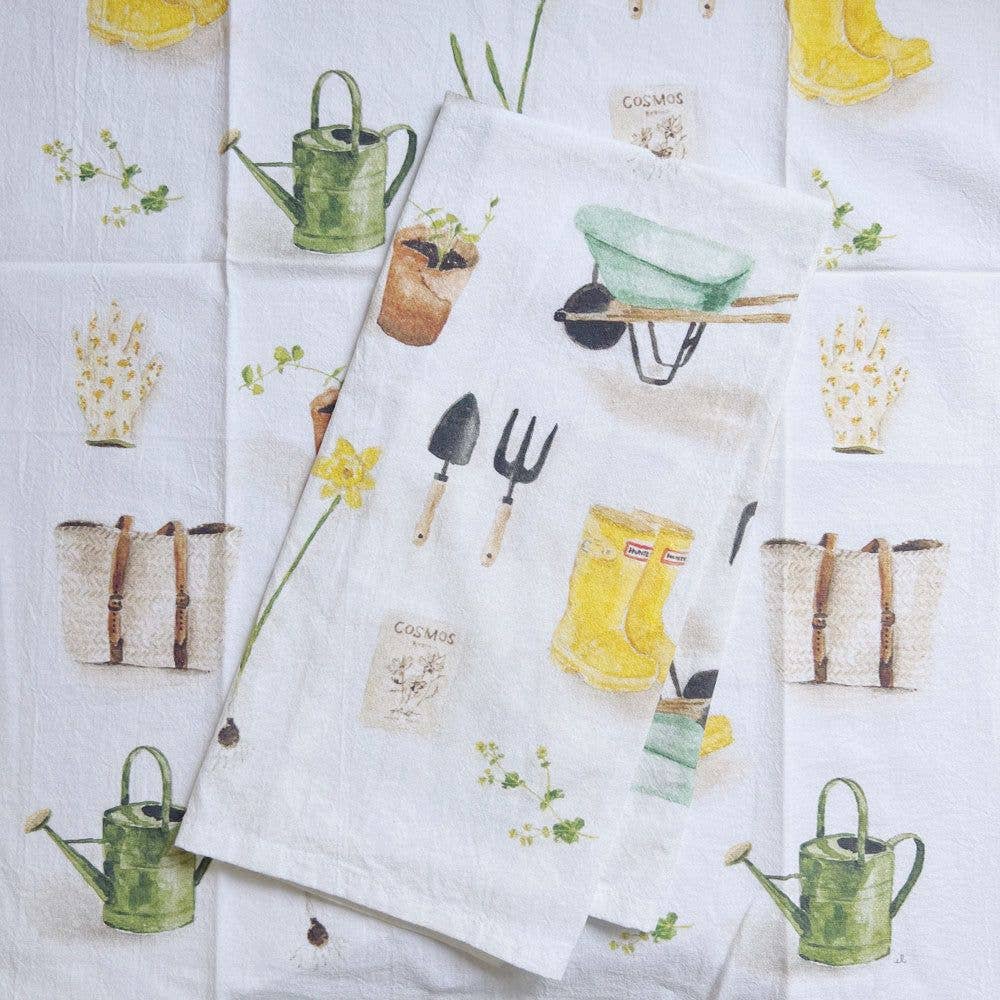 Emily Lex - Gardening tea towel