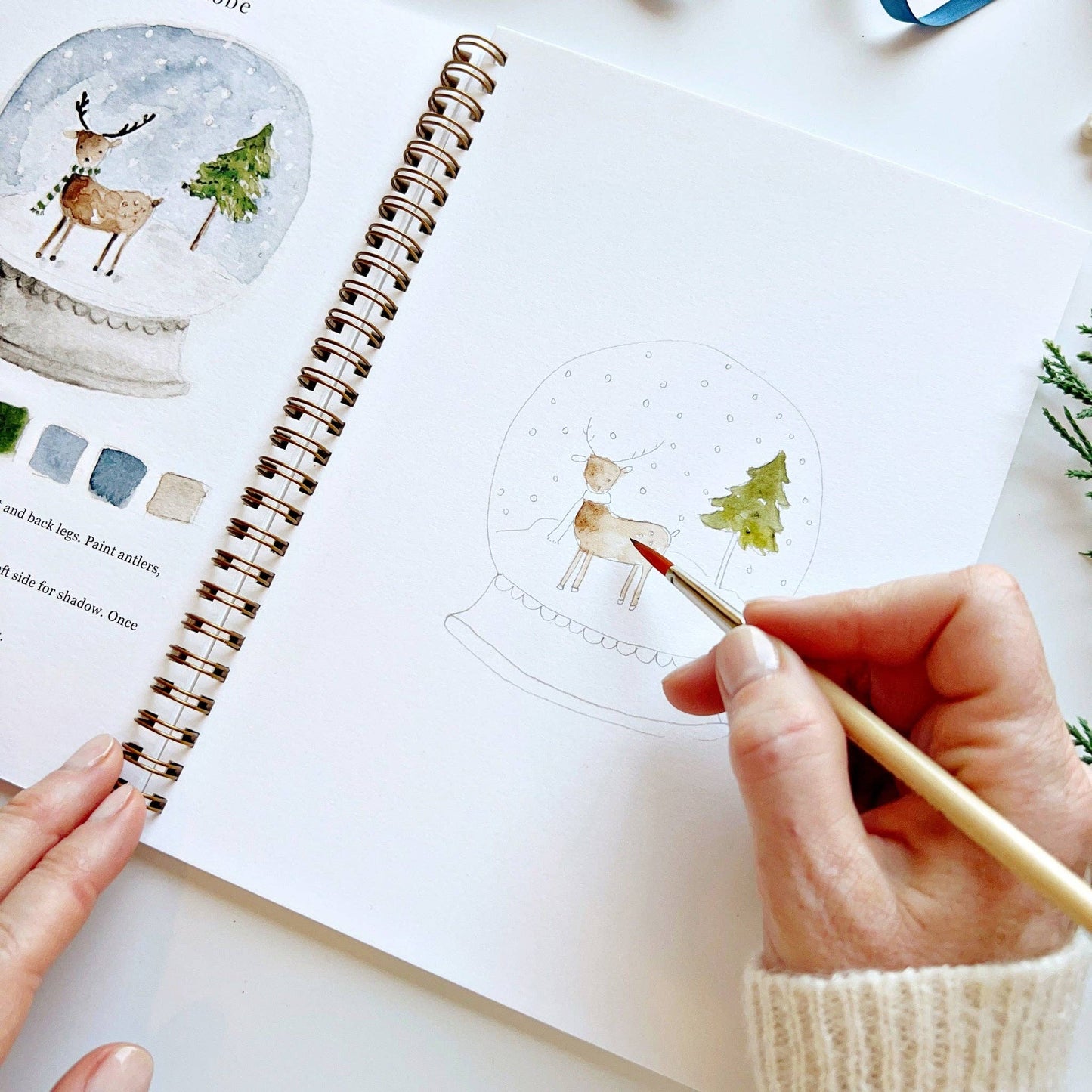 Emily Lex - Watercolor Workbook - Winter