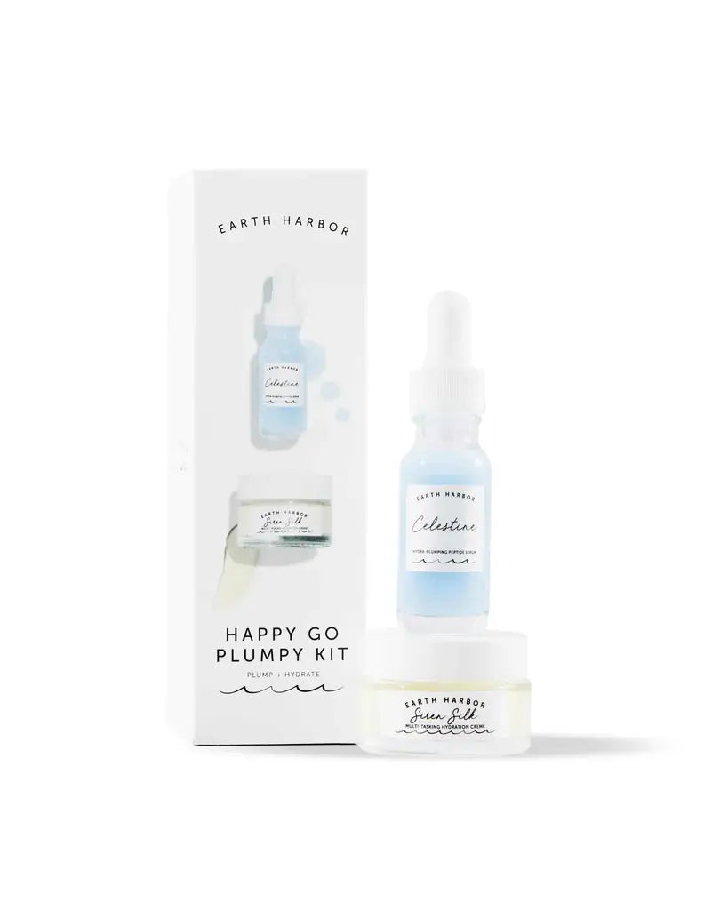 Earth Harbor Naturals - HAPPY GO PLUMPY Gift Set: Hydrate Cream + Plumping Serum