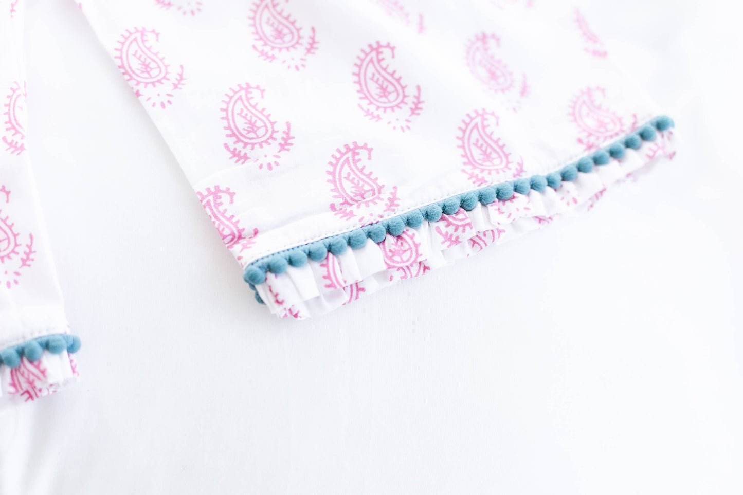 Rehabs Rope - Fair Trade - Paisley Frills Children's Pajama Set - 100% of profits go towards fighting human trafficking